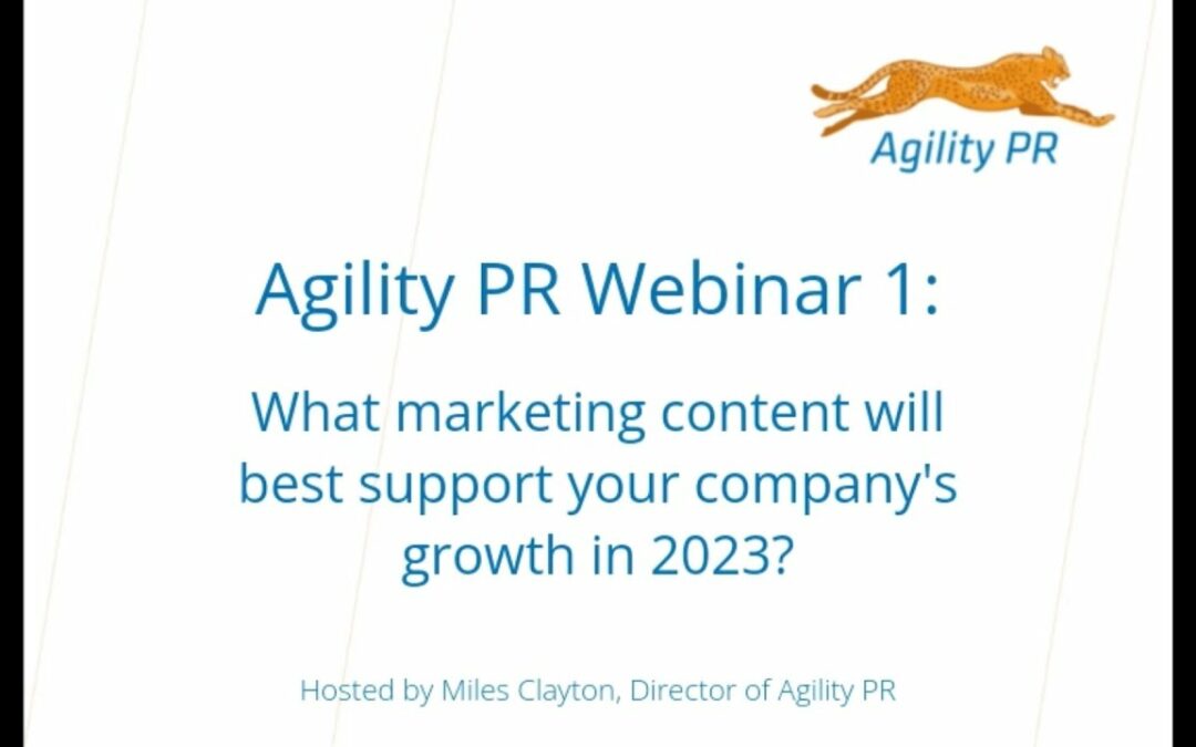 What marketing content will best support your company’s growth in 2023?